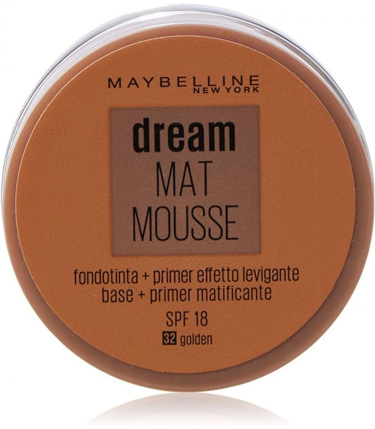 Fond de teint Maybelline Dream Matte Mousse n°32 Golden